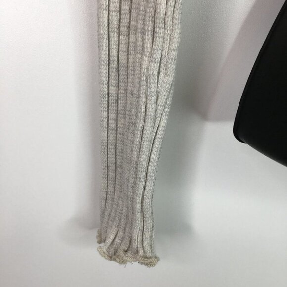 Long Sleeves Off Shoulder Knit Crop top MayPink - Picture 3 of 4